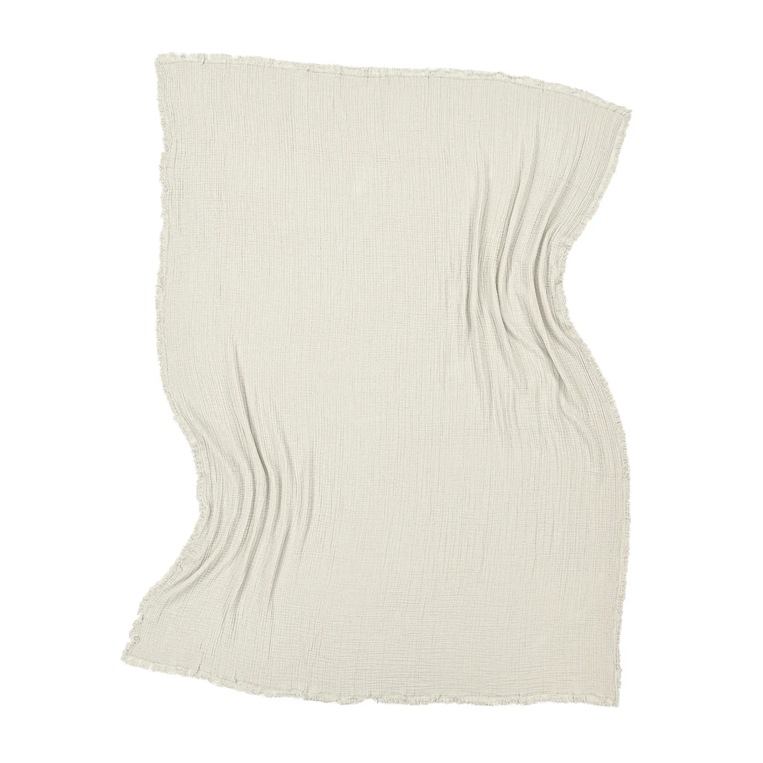 Plaids - Plaid en mousseline - Dorena (gris)