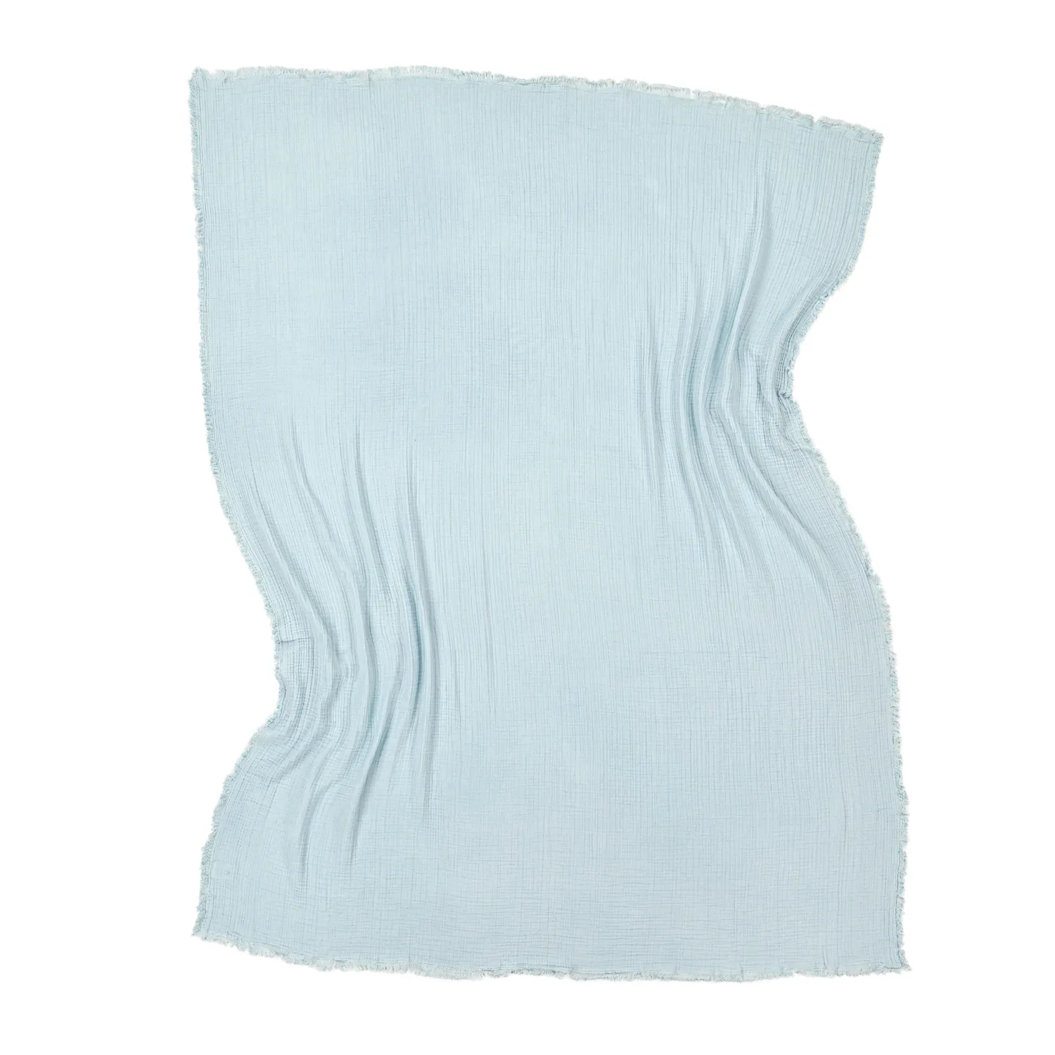 Plaids - Plaid en mousseline - Dorena (bleu clair)