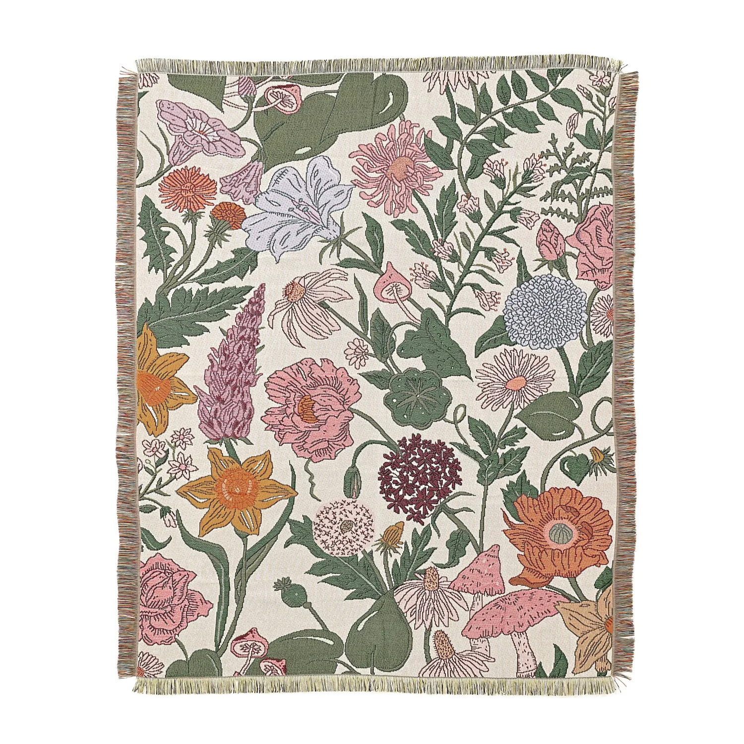 Couvertures - Fiori Tapestry Blanket (multicolore)
