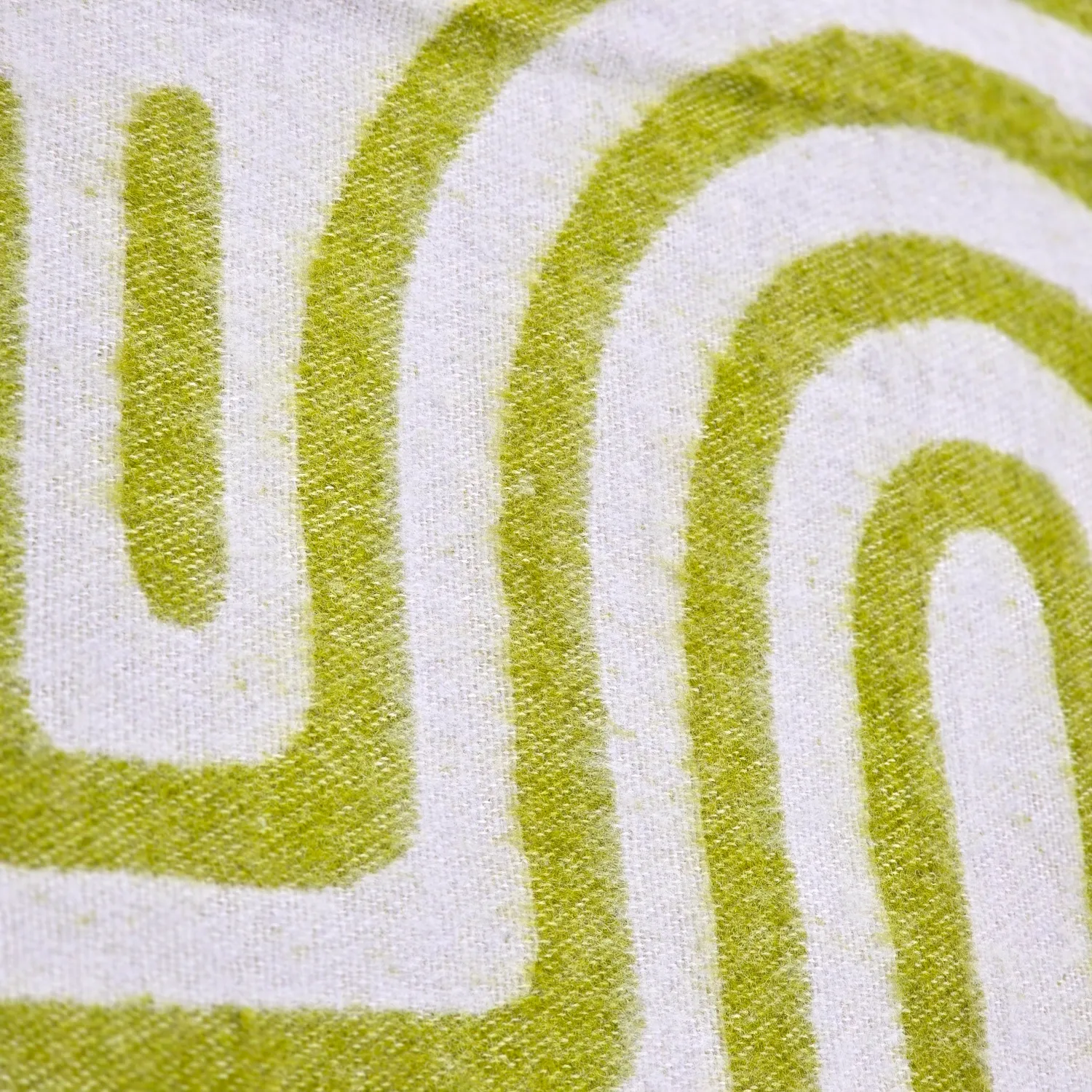 Plaids - Plaid en mélange de laine - Melody (vert/violet)