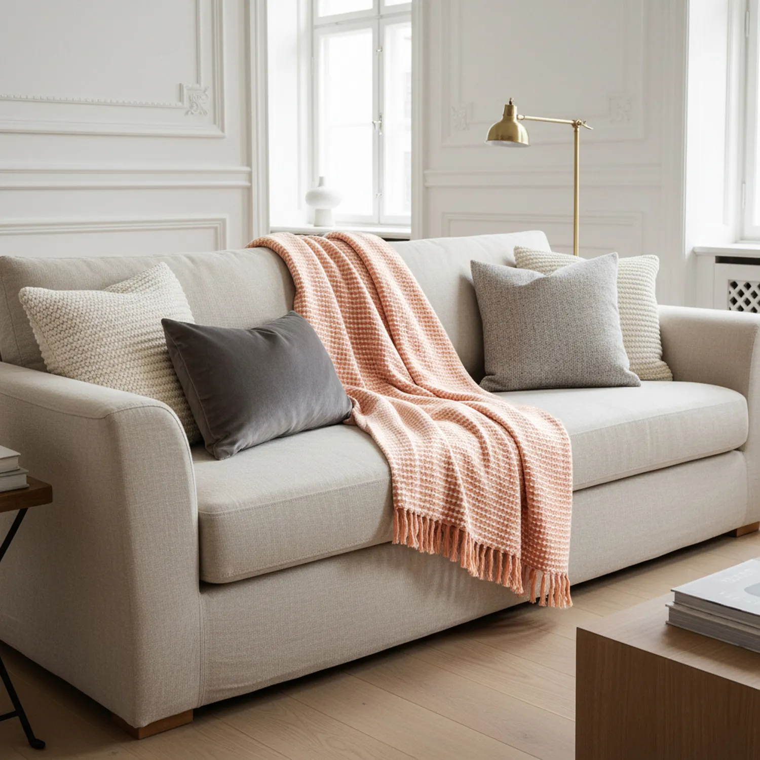 Couvertures - Quebec Blanket (rose)