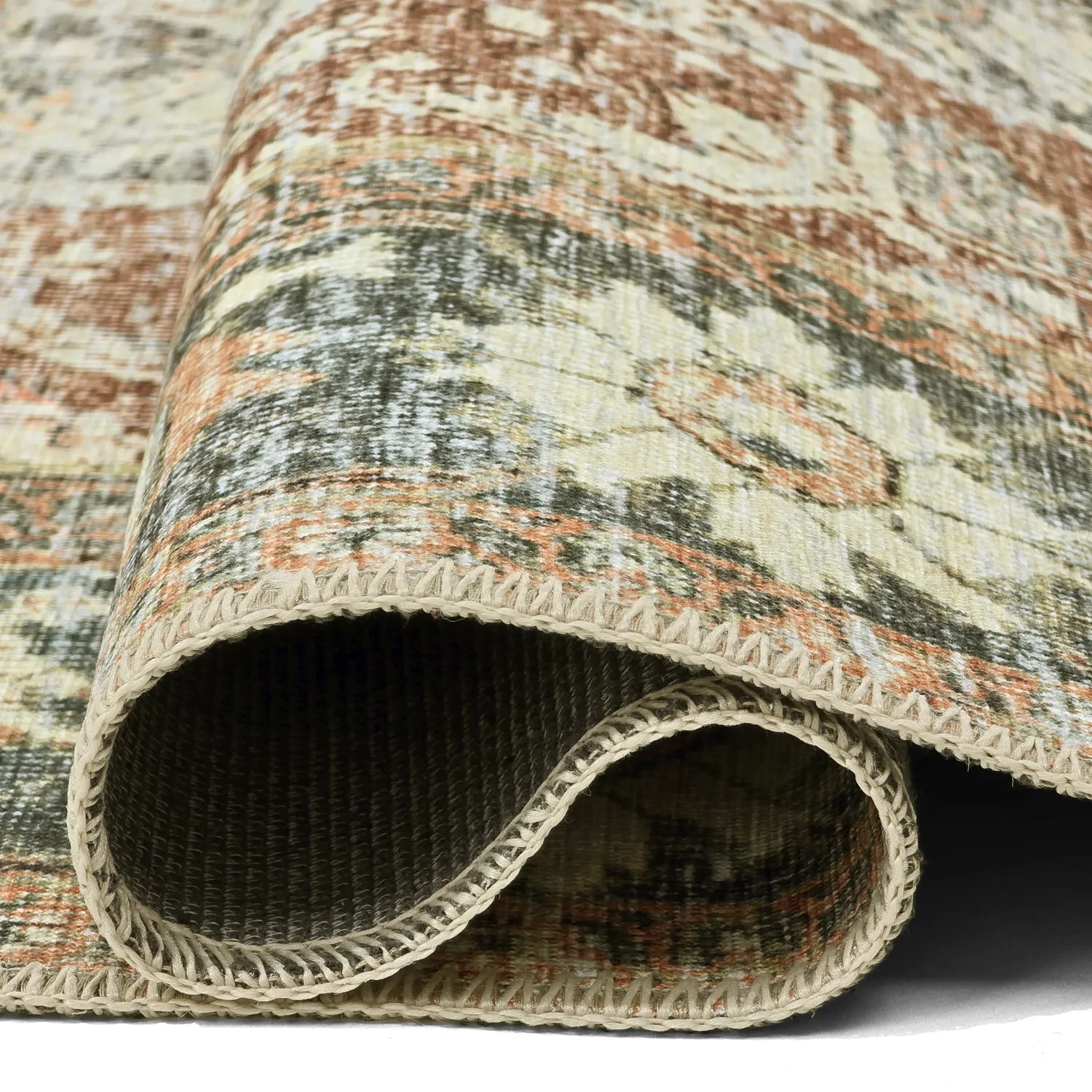 Tapis tissé à plat - Alvand (rouge)