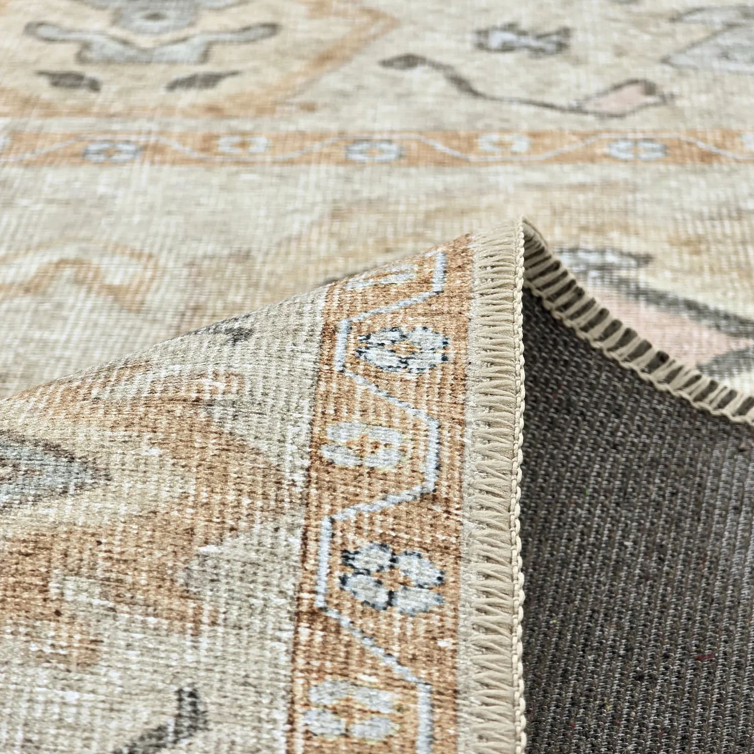 Tapis tissé à plat - Amena (beige)