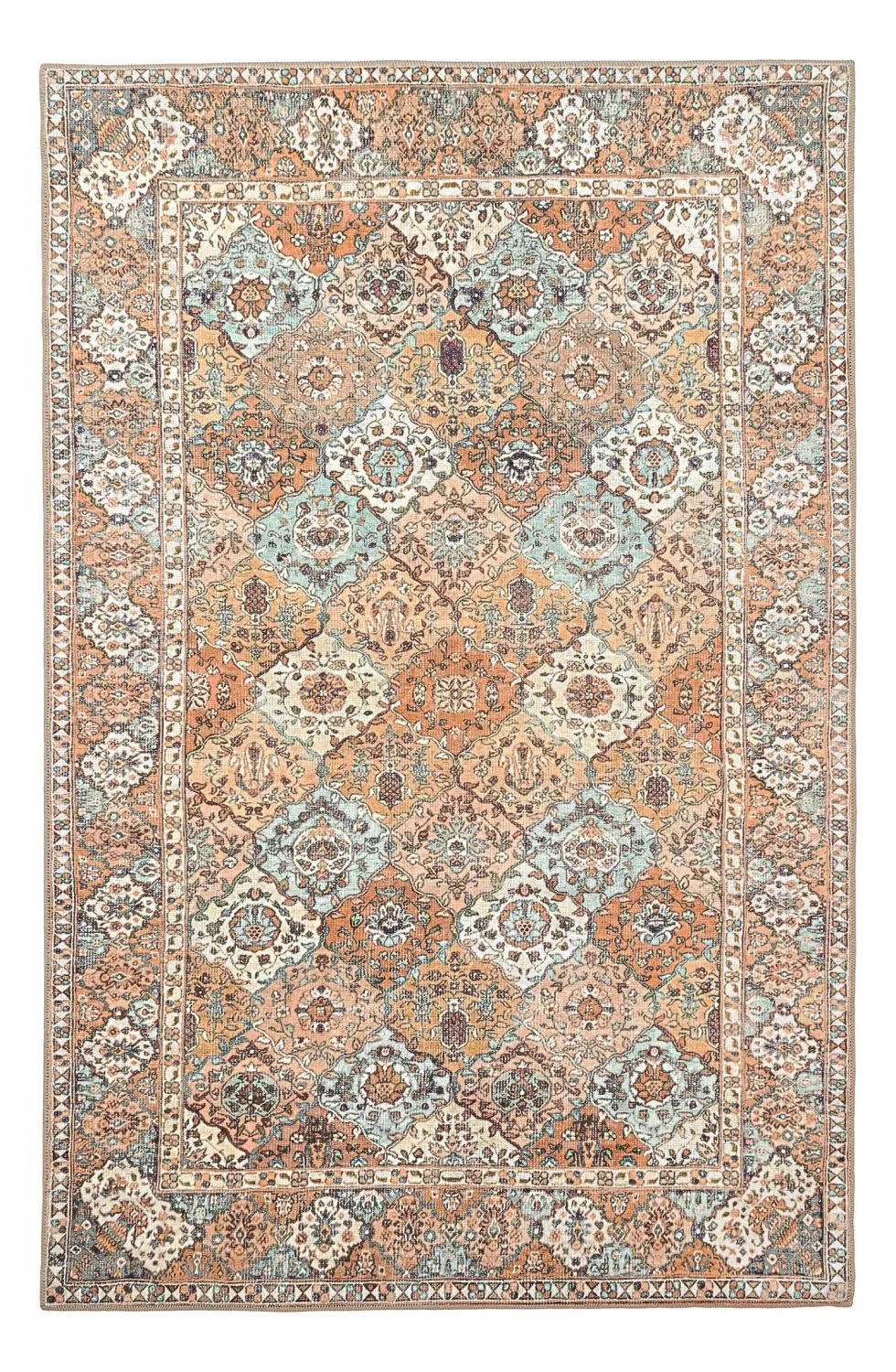 Tapis tissé à plat - Berelina (beige/multi)