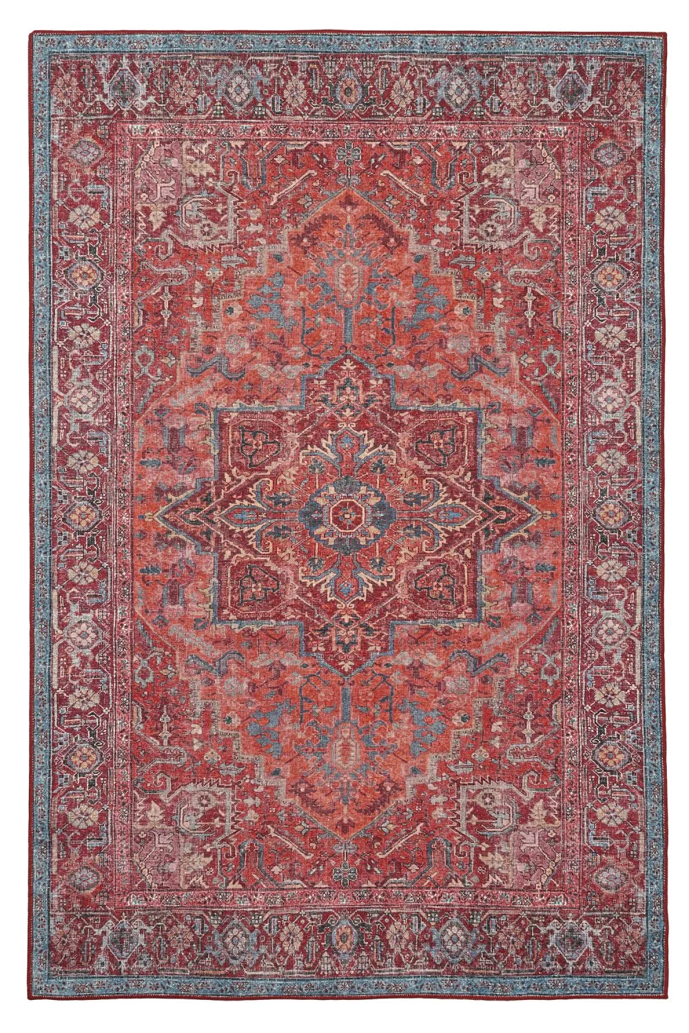 Tapis tissé à plat - Birjand (rouge)