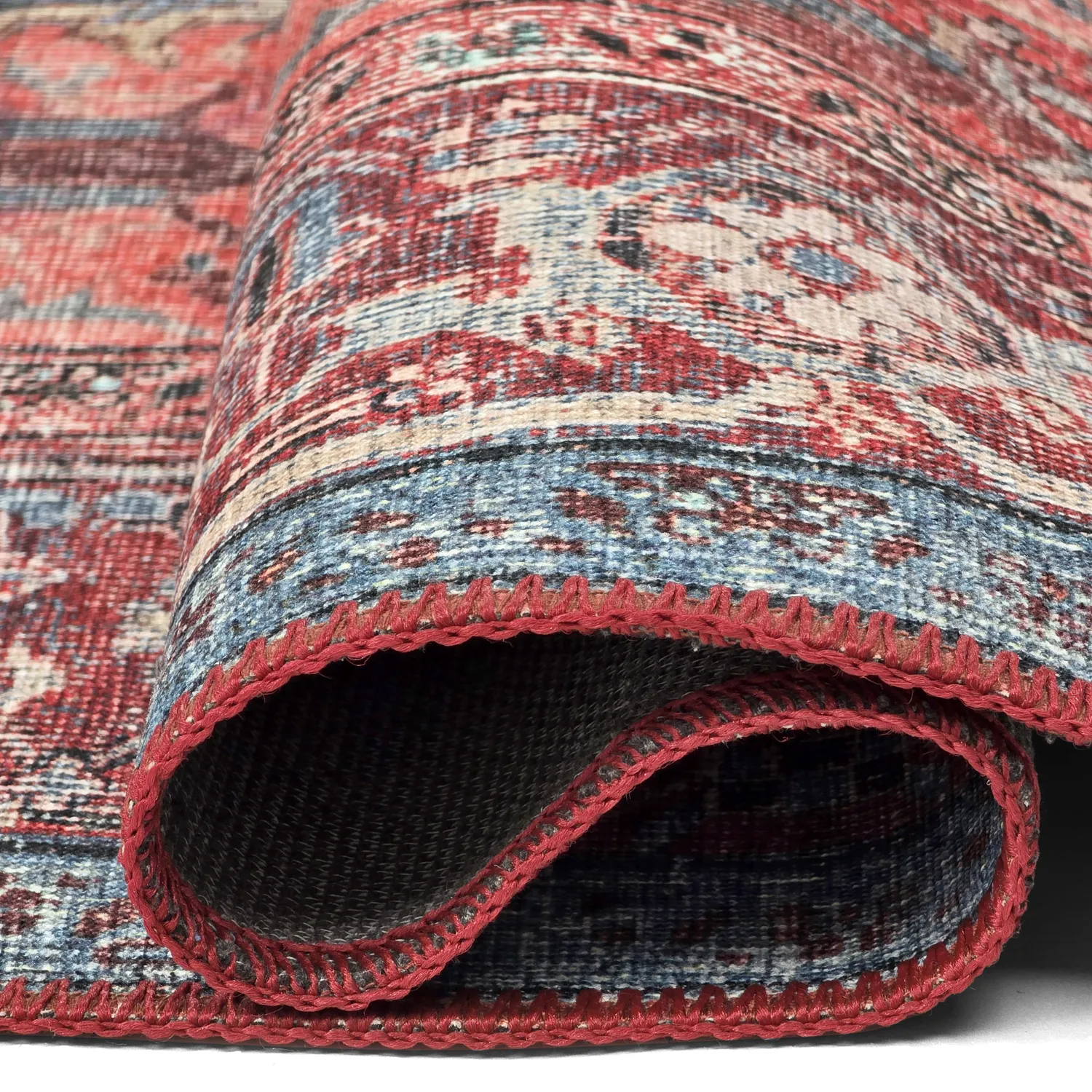 Tapis tissé à plat - Birjand (rouge)