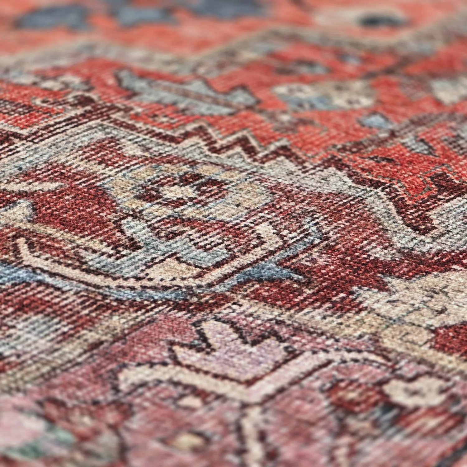 Tapis tissé à plat - Birjand (rouge)