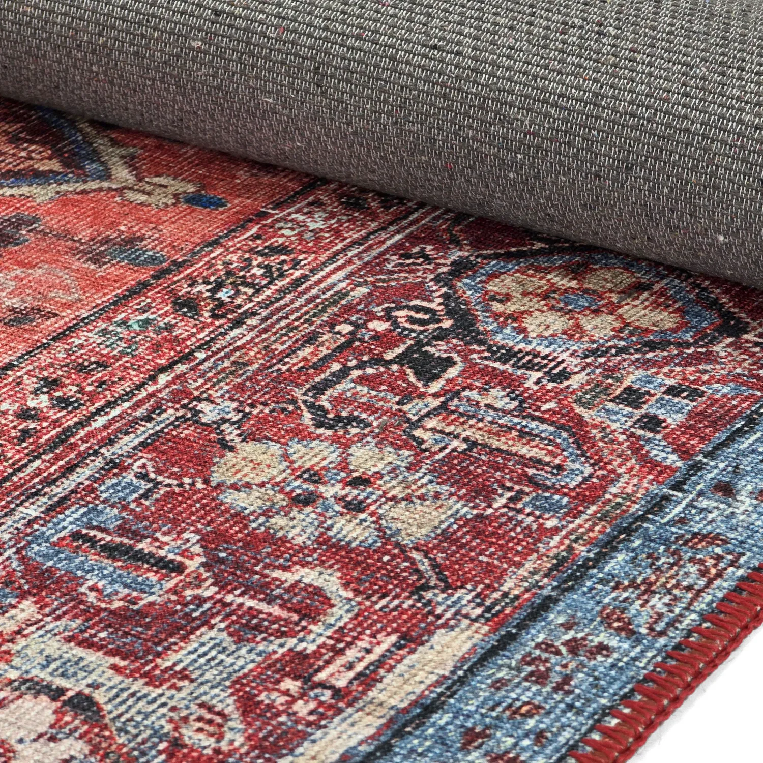 Tapis tissé à plat - Birjand (rouge)