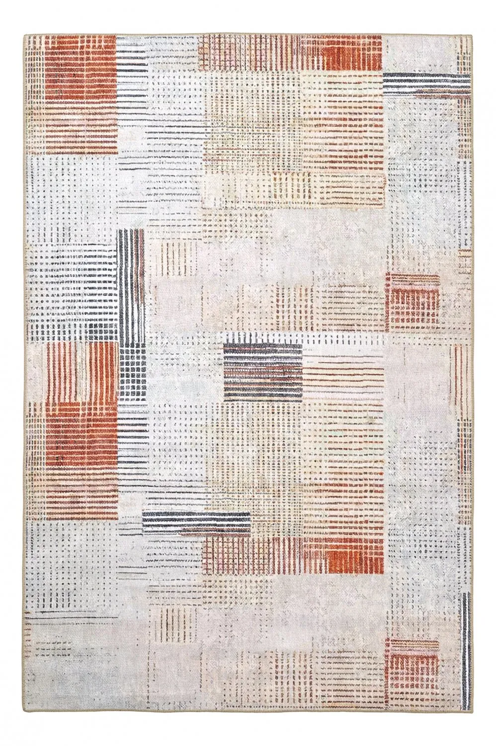 Tapis tissé à plat - Calla (rouge)