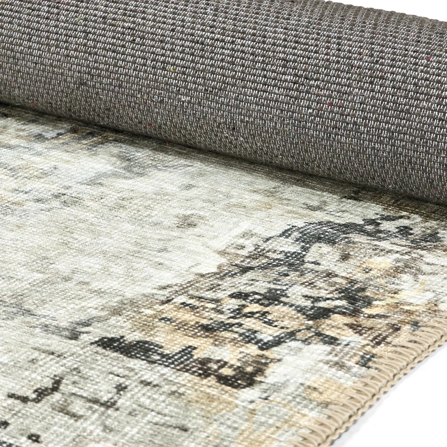Tapis tissé à plat - Comino (beige/multi)