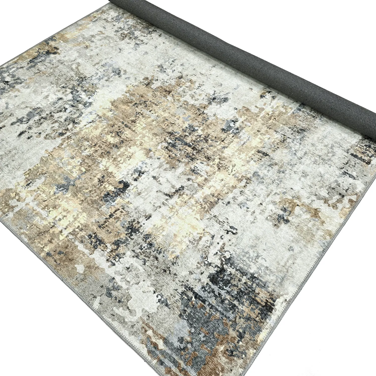 Tapis tissé à plat - Comino (gris/multi)