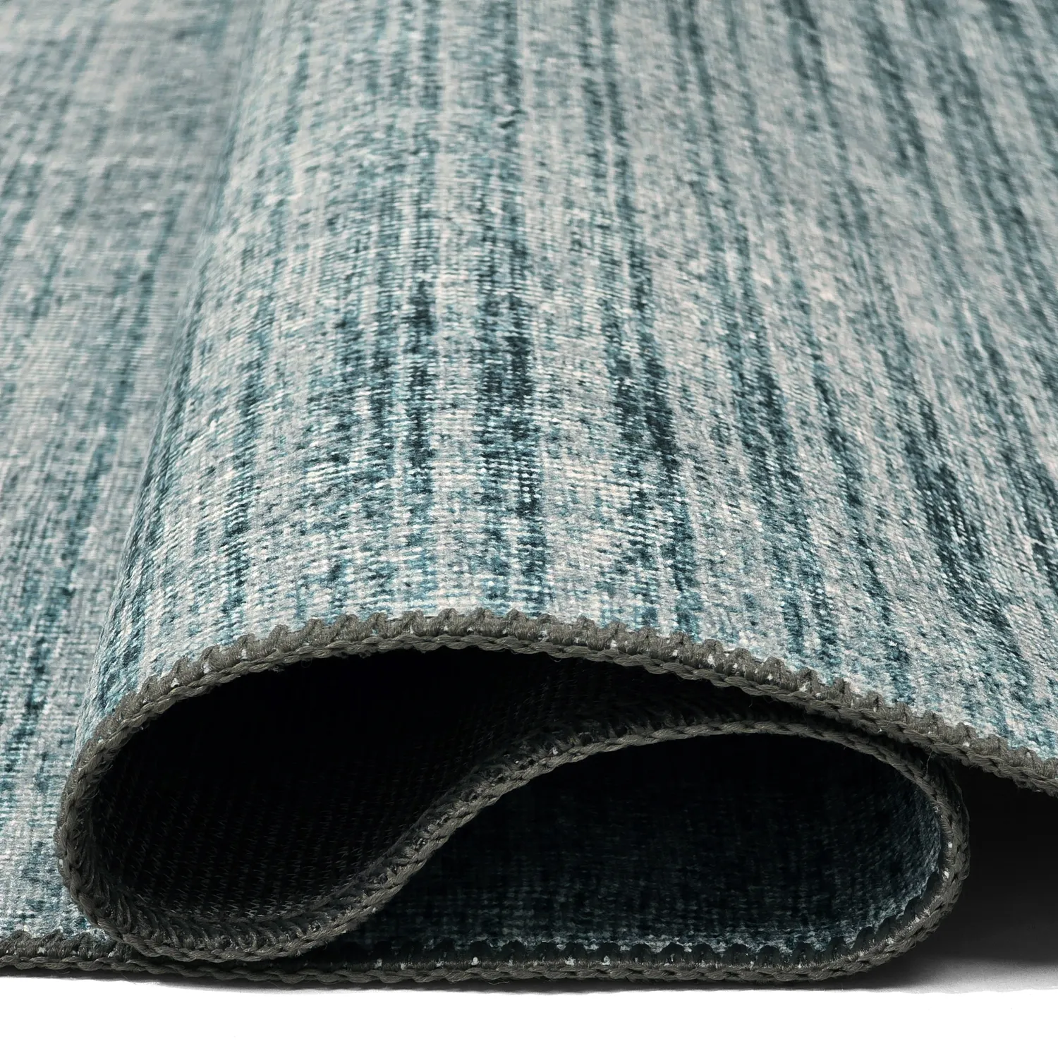 Tapis tissé à plat - Elarion (bleu)