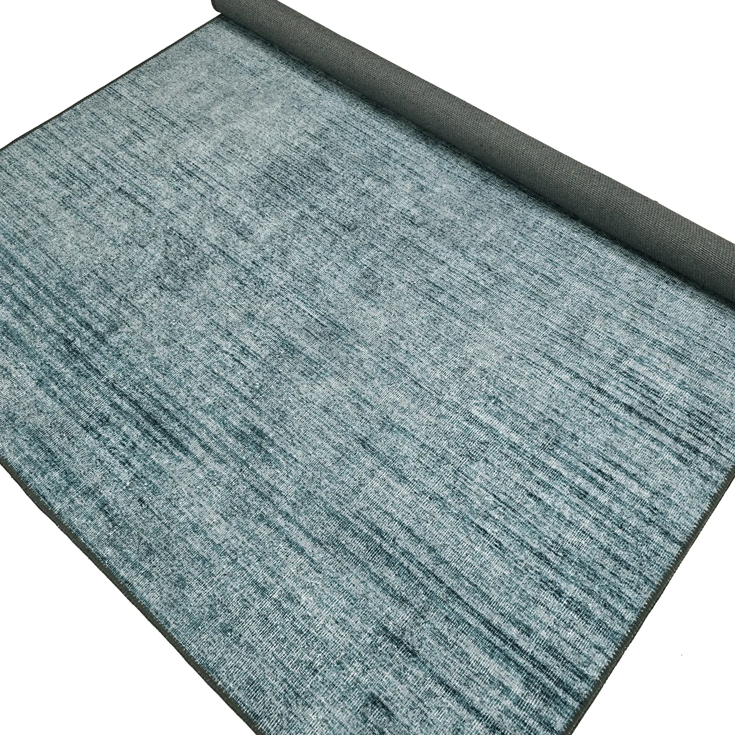 Tapis tissé à plat - Elarion (bleu)