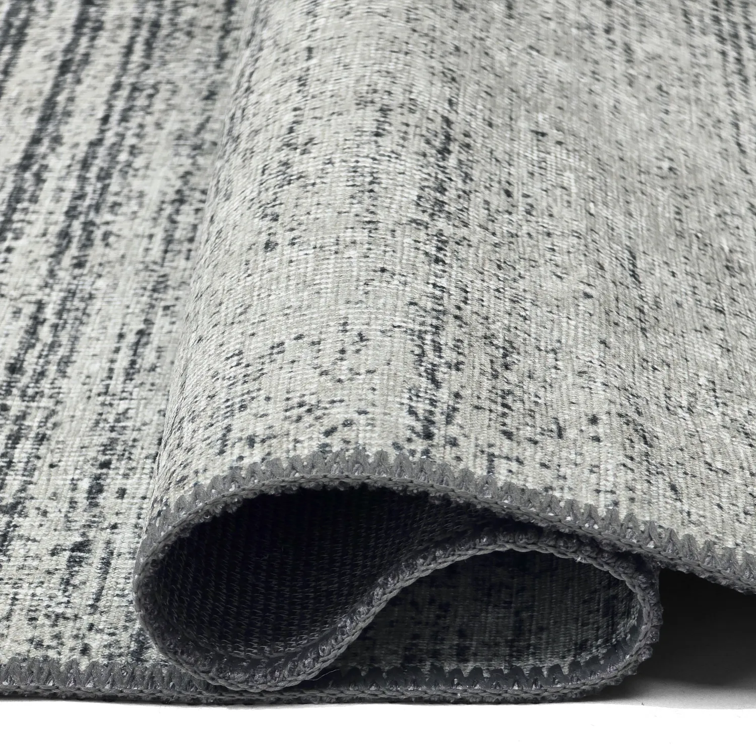 Tapis tissé à plat - Elarion (gris)
