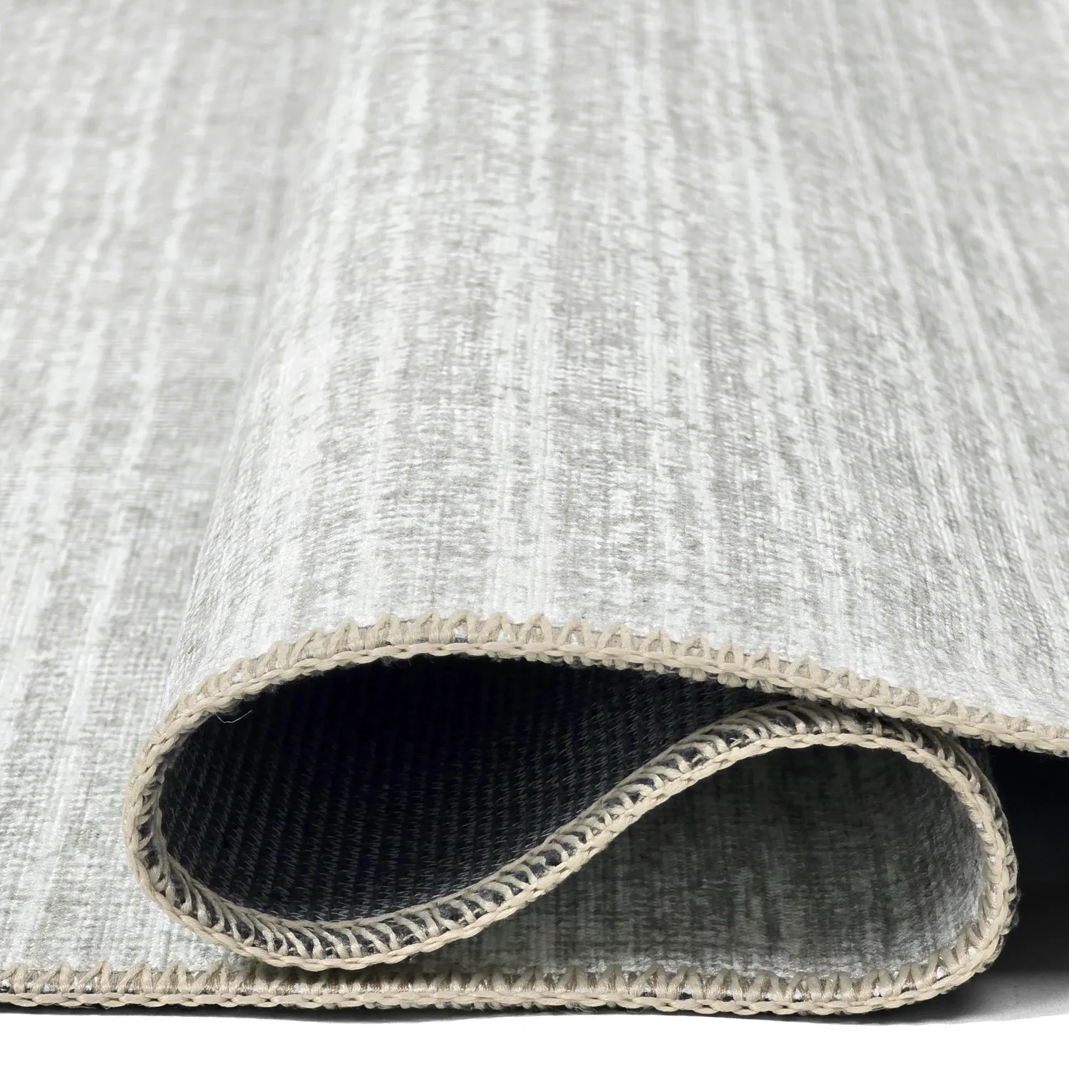 Tapis tissé à plat - Elarion (gris clair)
