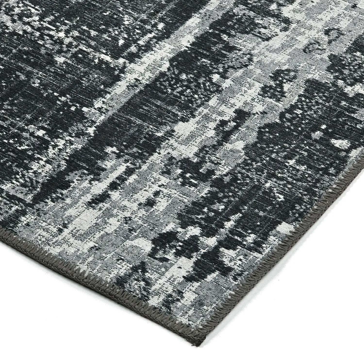 Tapis tissé à plat - Elira (noir)