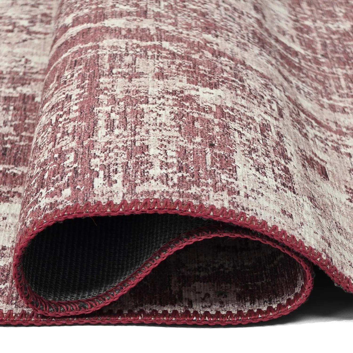 Tapis tissé à plat - Elira (rouge)