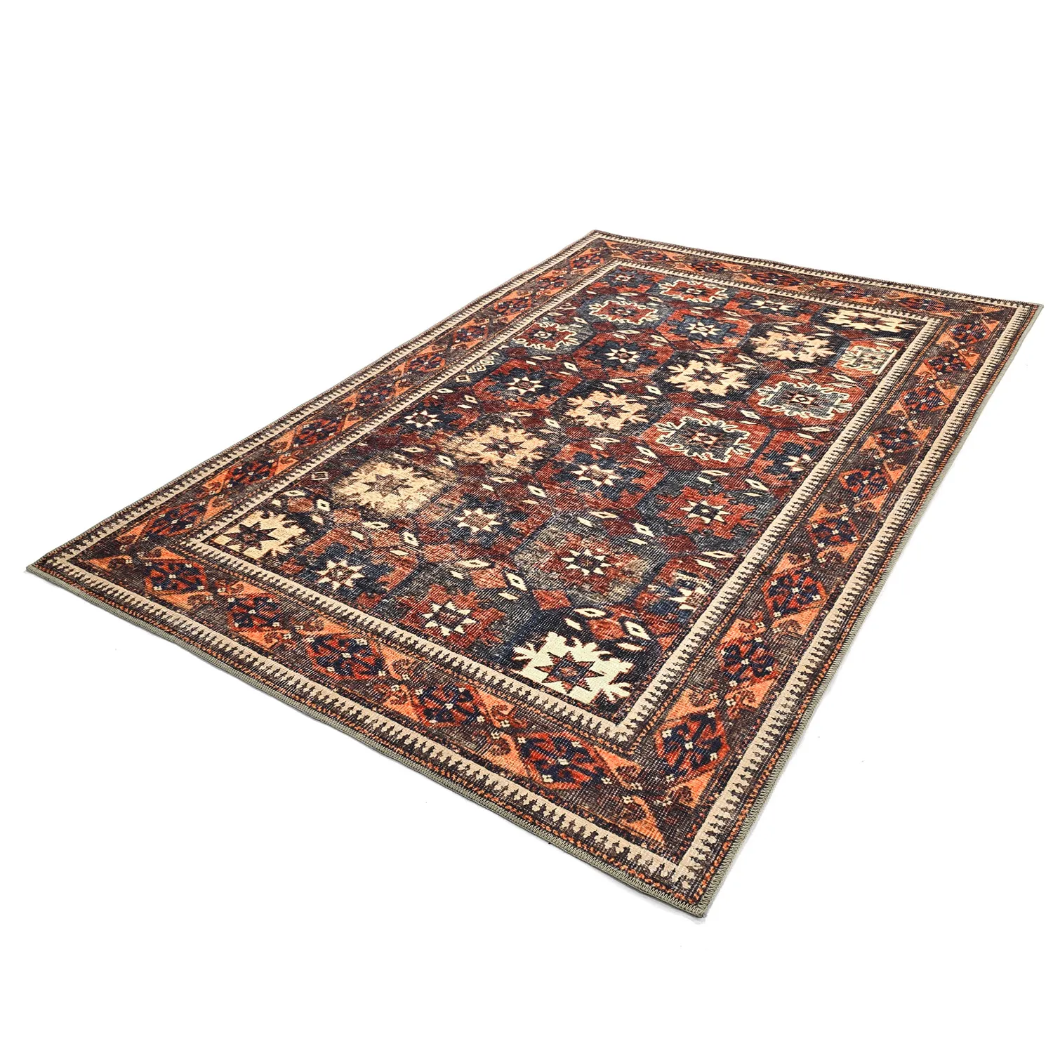 Tapis tissé à plat - Khalamir (rouge)