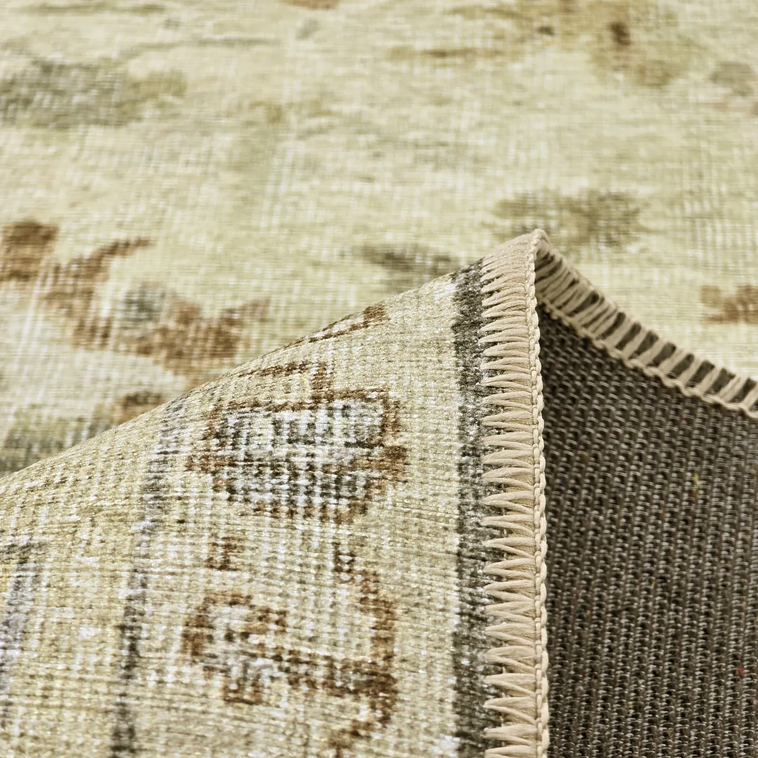 Tapis tissé à plat - Linaar (crème)