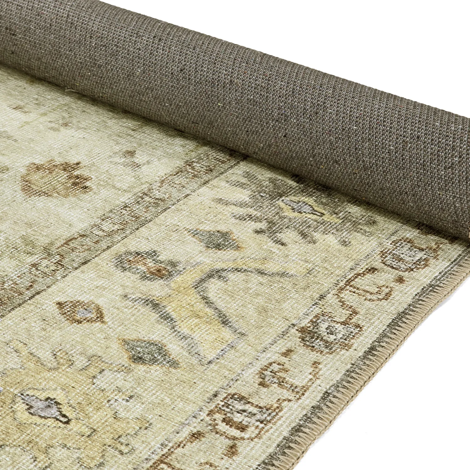 Tapis tissé à plat - Linaar (crème)