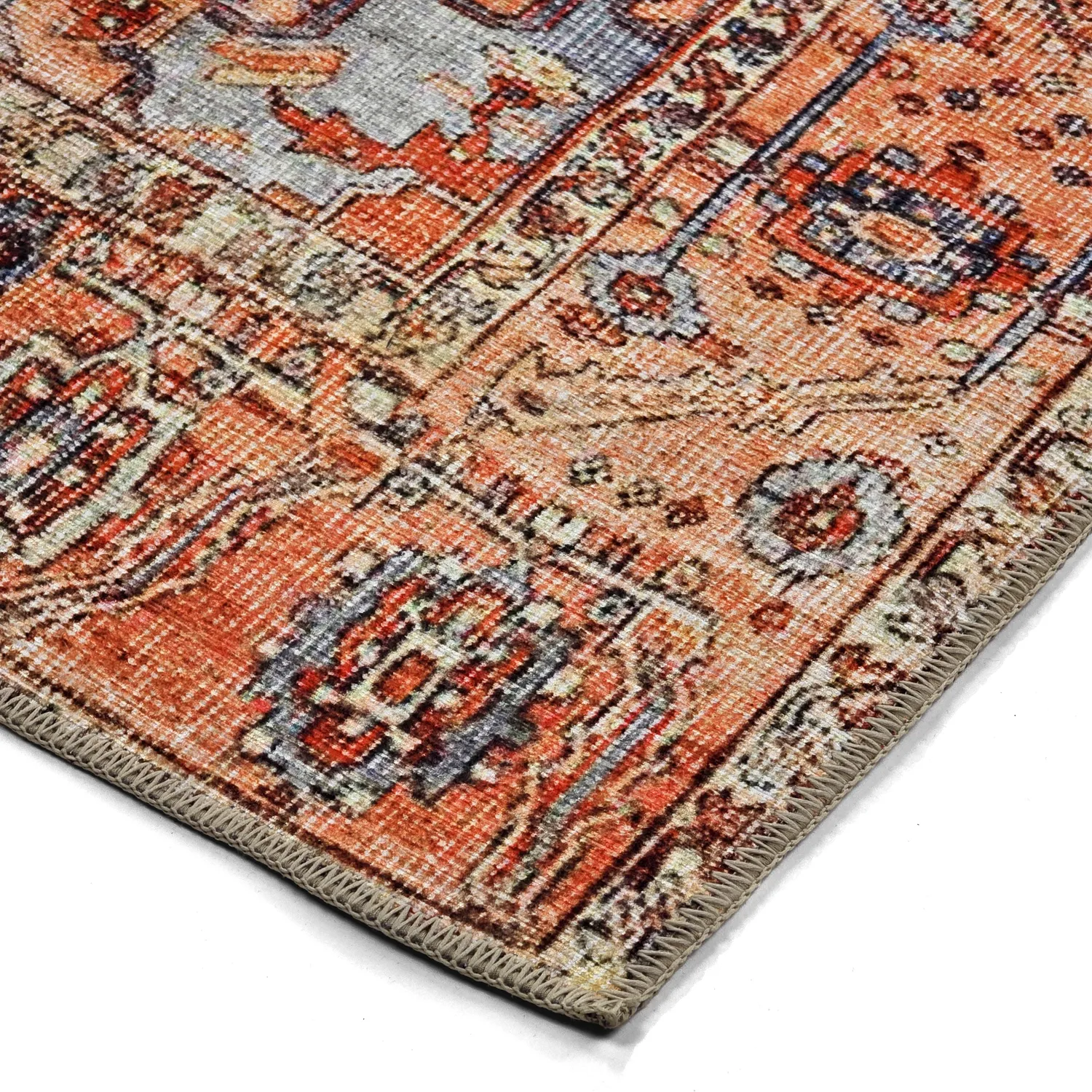 Tapis tissé à plat - Madevan (rouge)