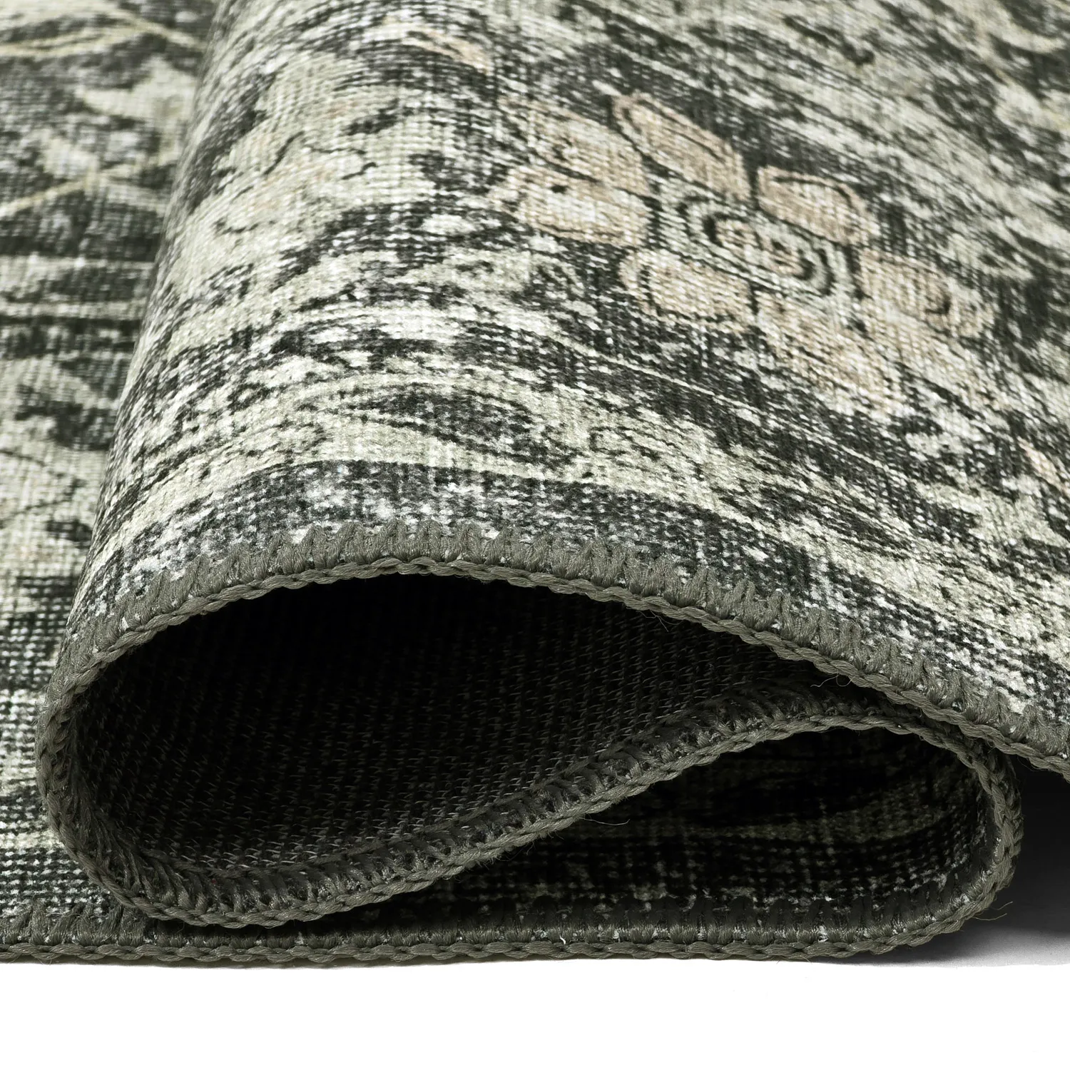 Tapis tissé à plat - Meralis (noir)