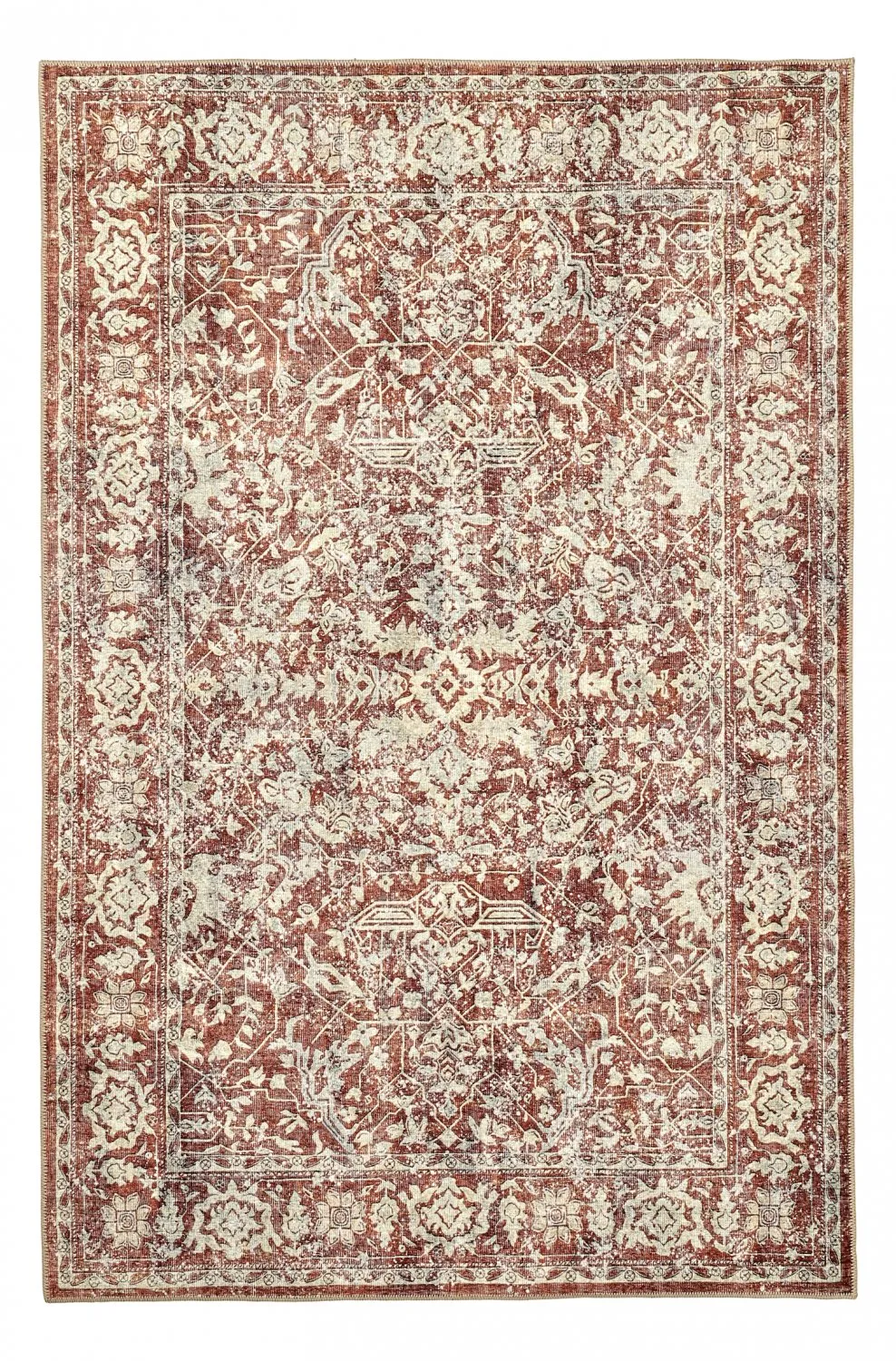 Tapis tissé à plat - Meralis (rouge)