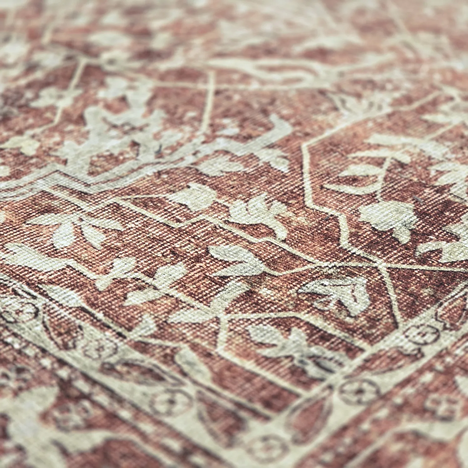 Tapis tissé à plat - Meralis (rouge)
