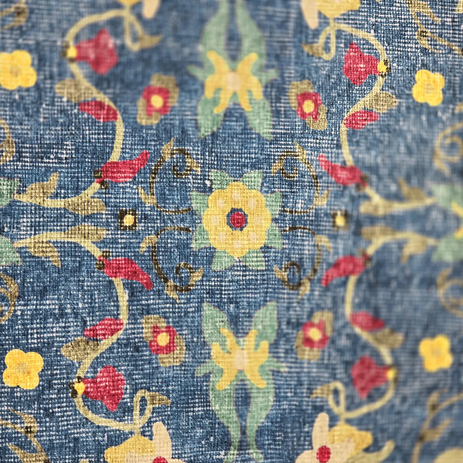 Tapis tissé à plat - Nabilar (bleu)