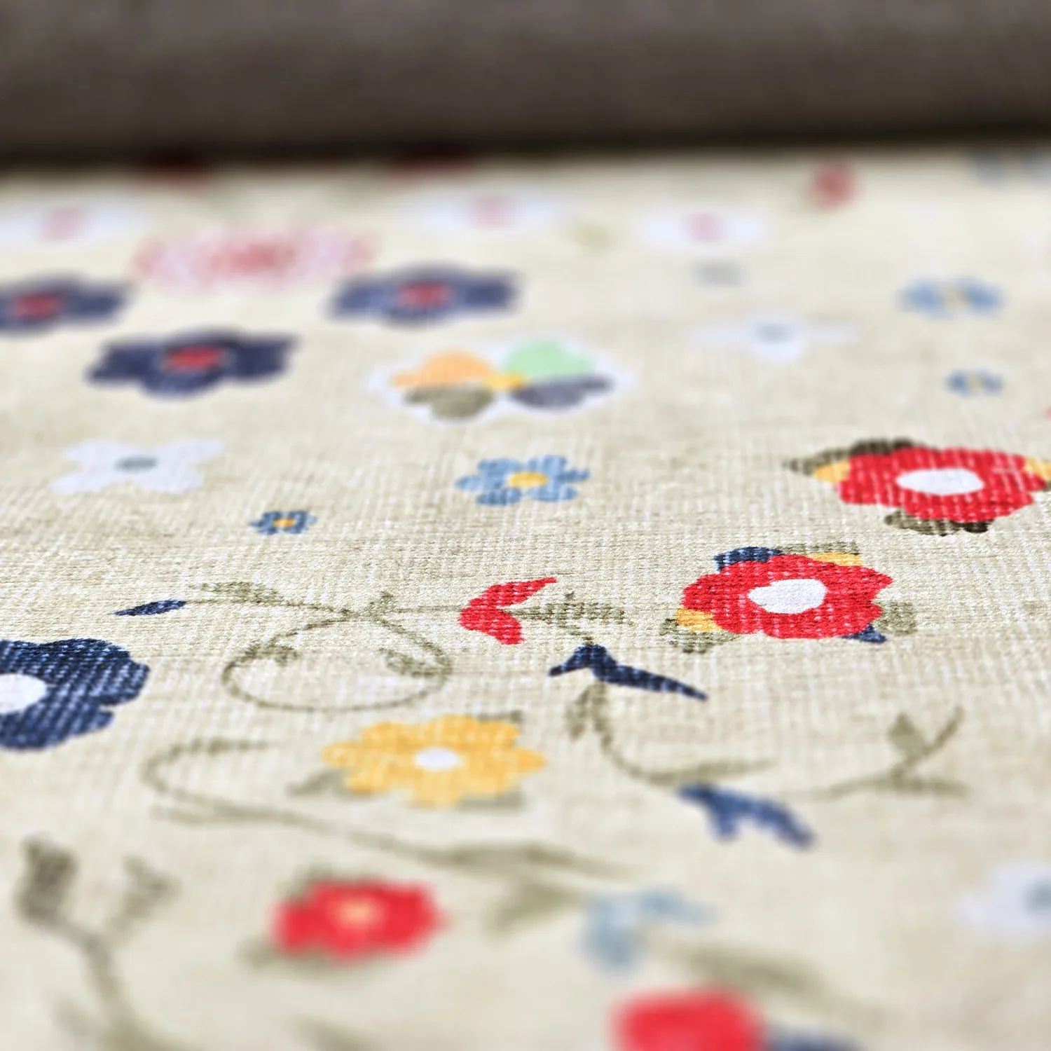 Tapis tissé à plat - Nabilar (crème)