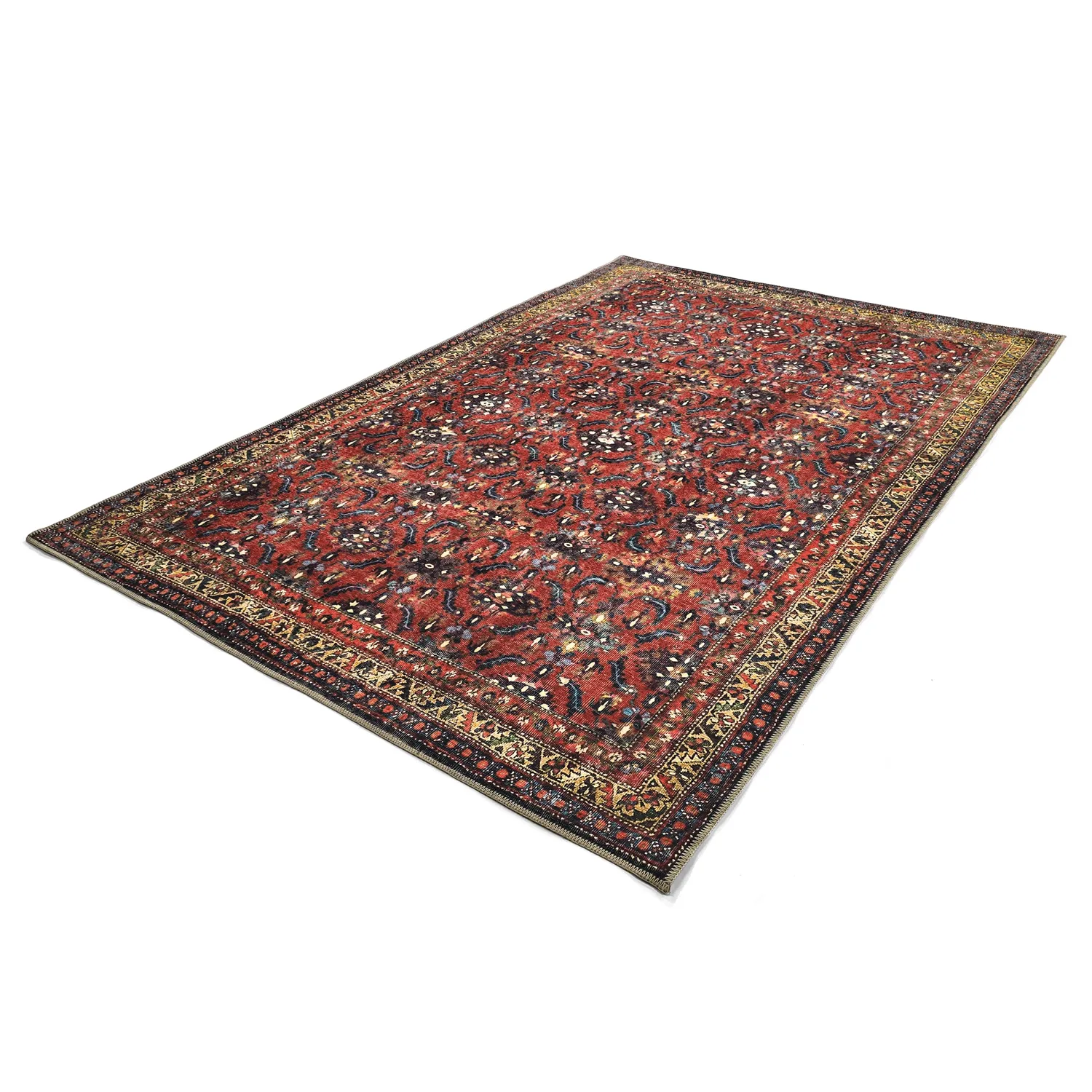 Tapis tissé à plat - Omarien (rouge)