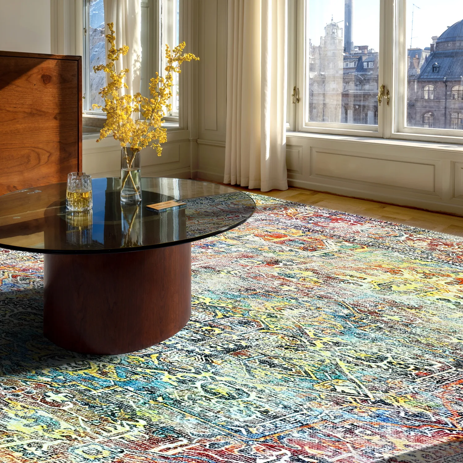 Tapis tissé à plat - Oriental Rainbow (multicolore)