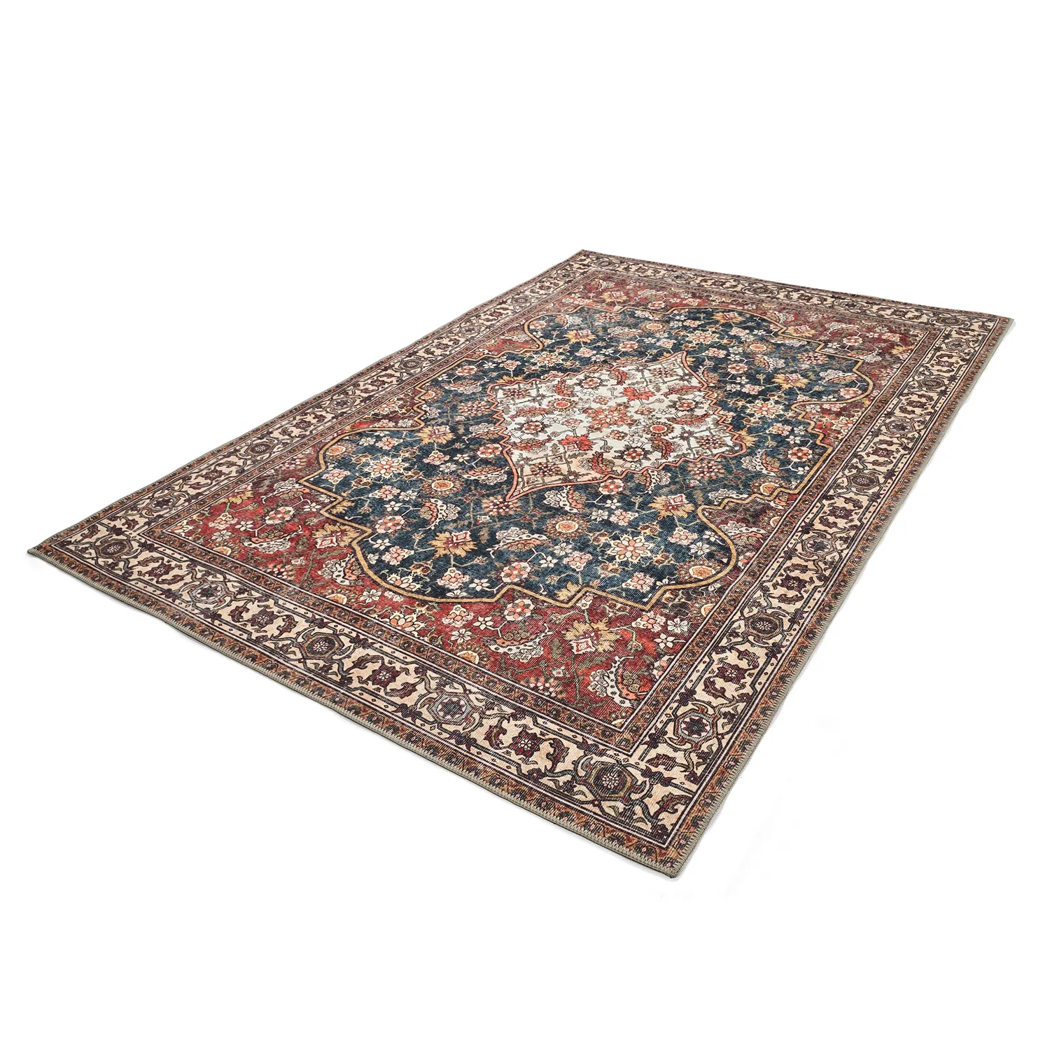 Tapis tissé à plat - Samaria (rouge)