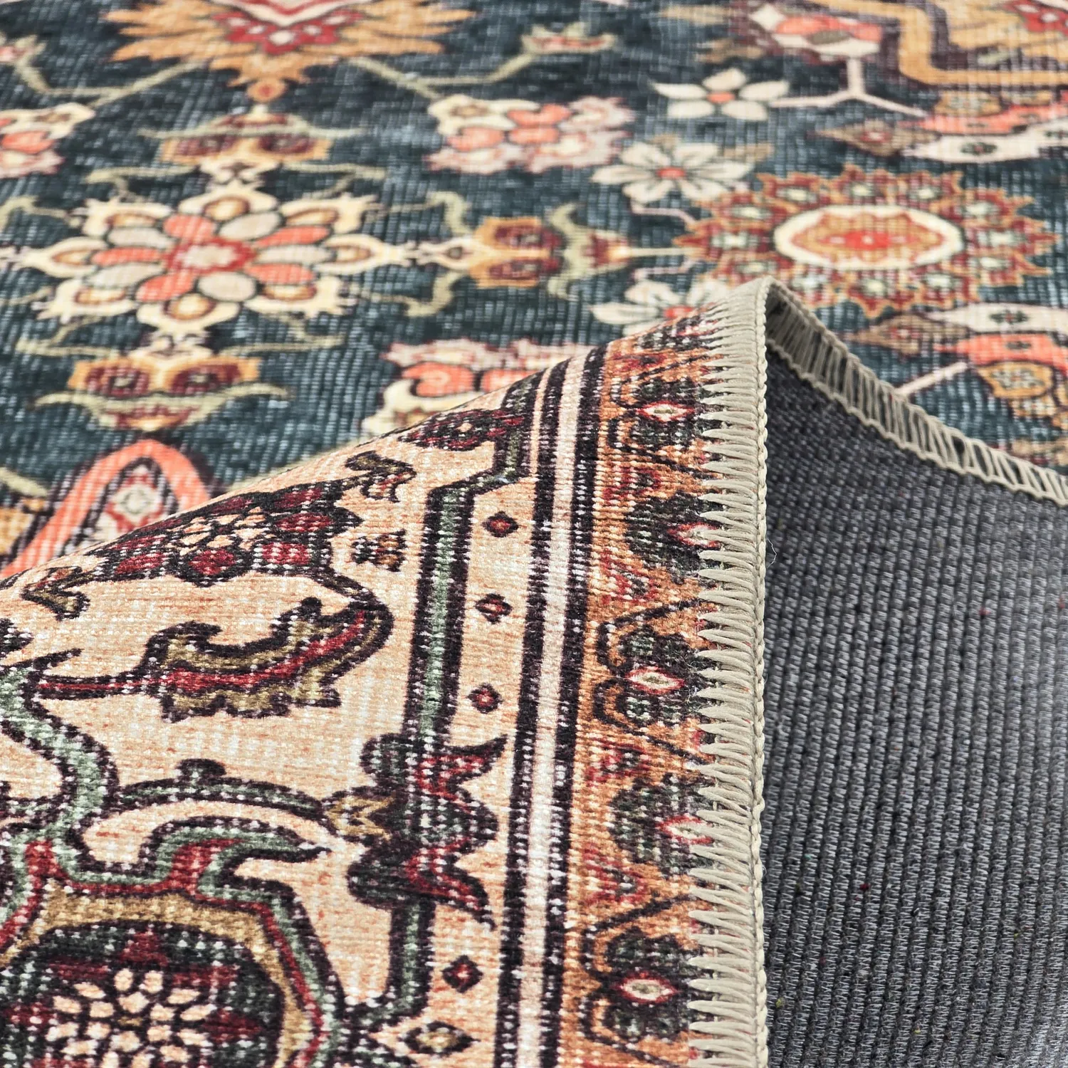 Tapis tissé à plat - Samaria (rouge)