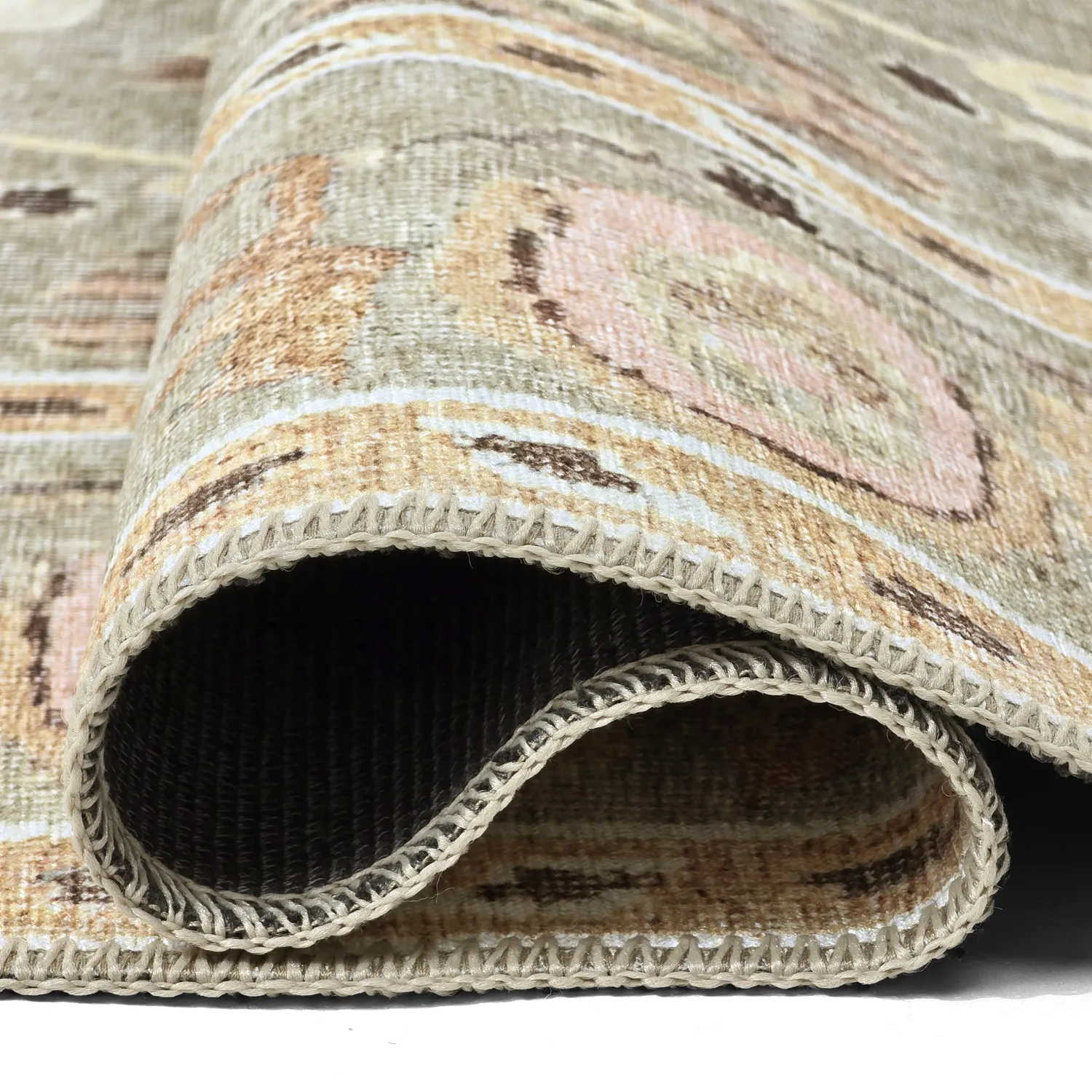 Tapis tissé à plat - Yara (beige)