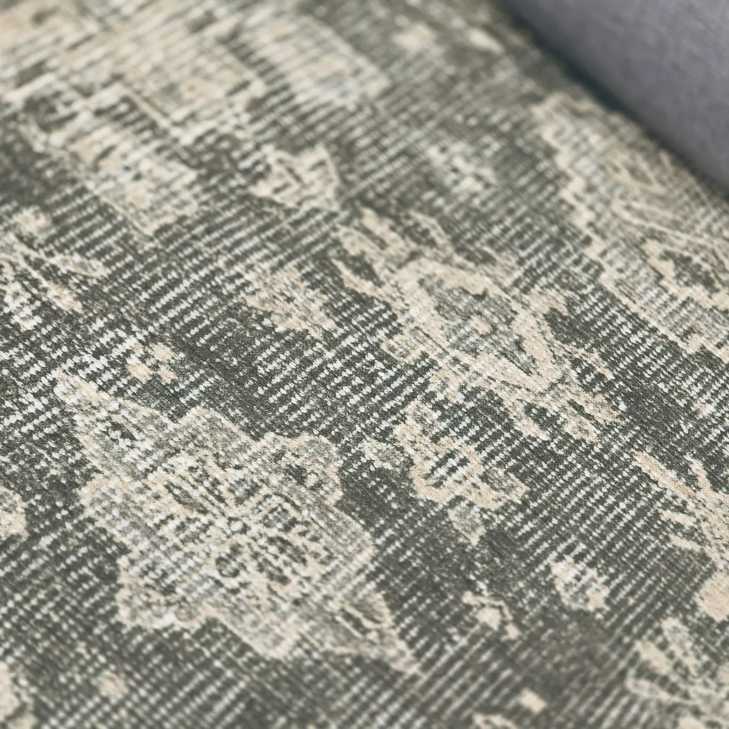 Tapis tissé à plat - Zuleina (vert)