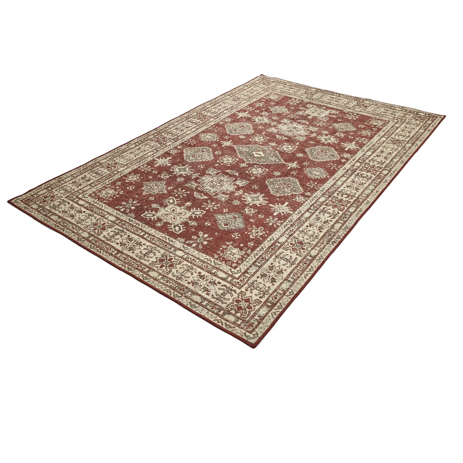 Tapis tissé à plat - Zuleina (rouge)