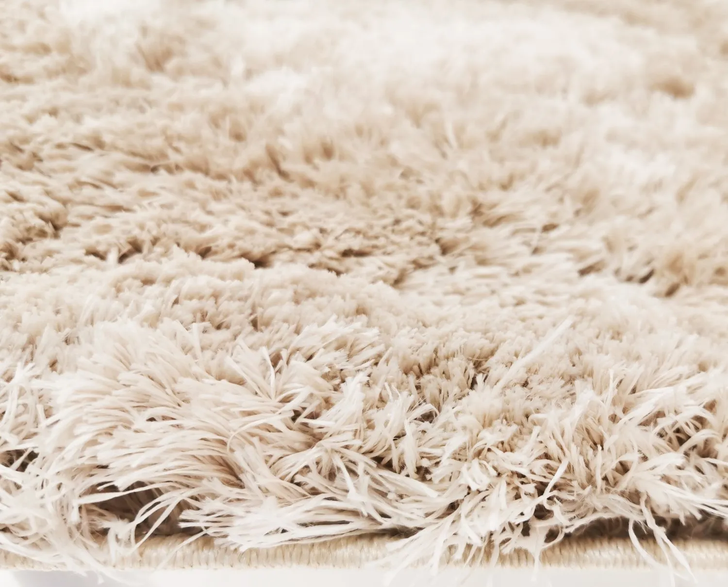 Tapis à poils longs - Kanvas (beige)