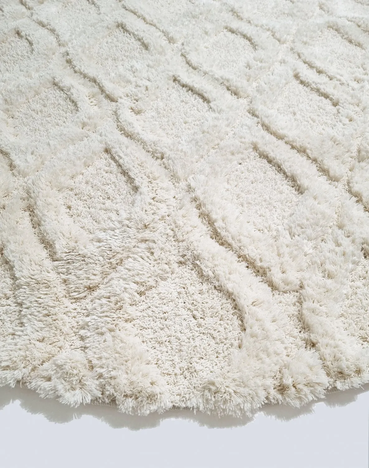 Tapis ronds - Everett (blanc cassé)