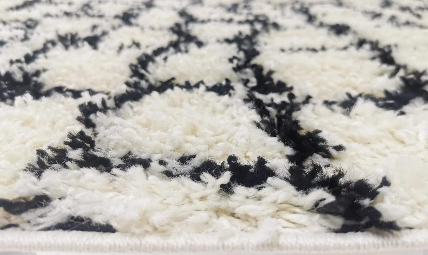 Tapis ronds - Taverna (noir/blanc)