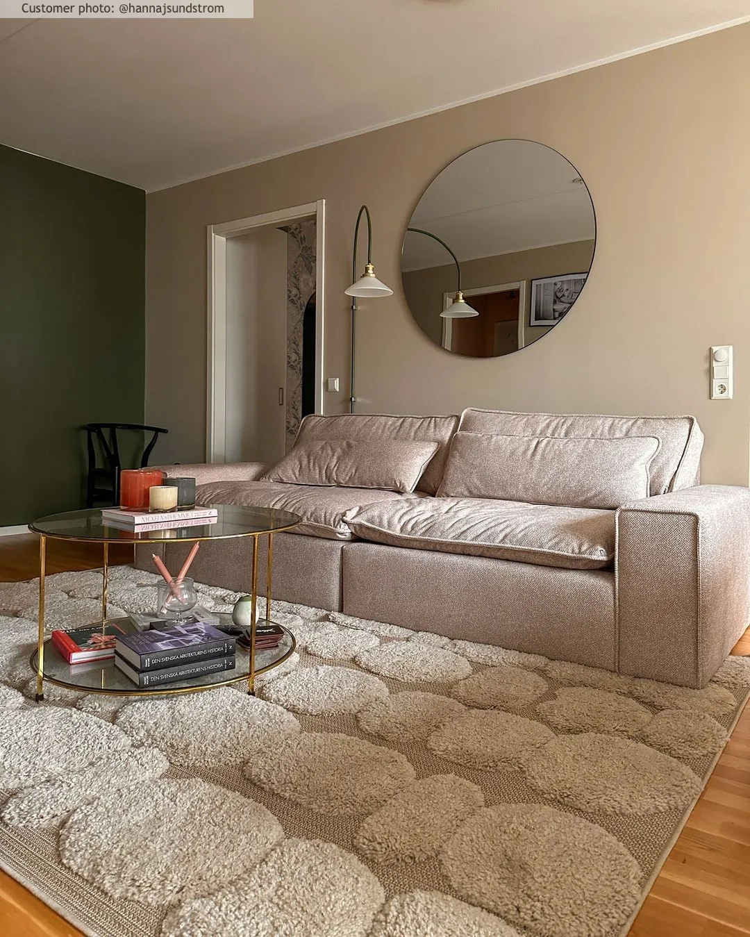 Tapis à poils longs - Fondi (beige)