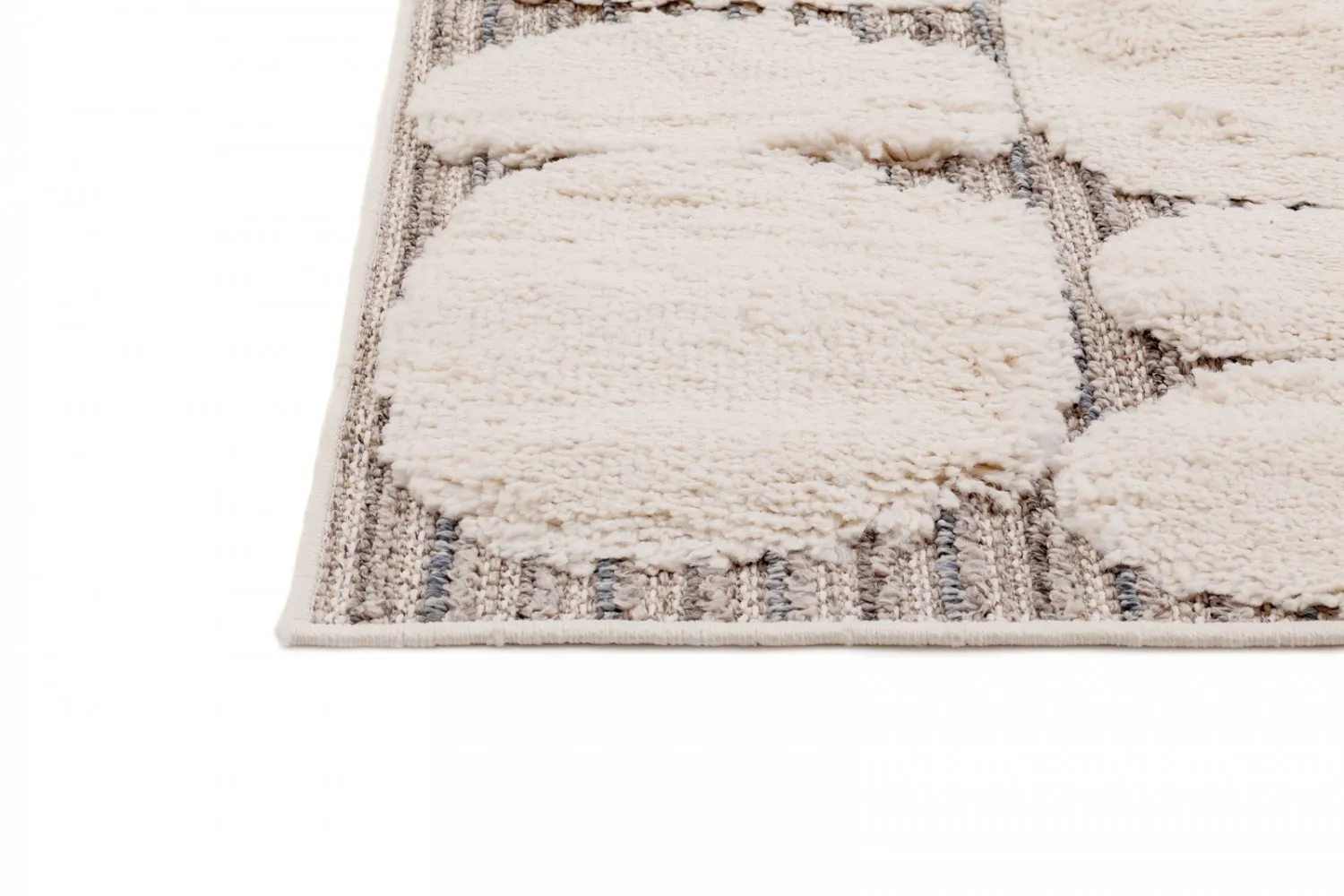 Tapis à poils longs - Fondi (gris)