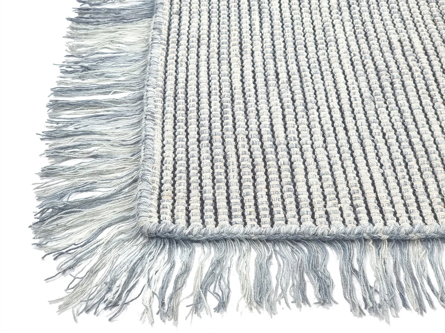 Tapis en laine - Pike (bleu)