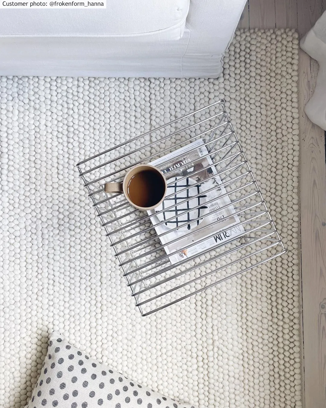 Tapis en laine - Avafors Wool Bubble (beige)