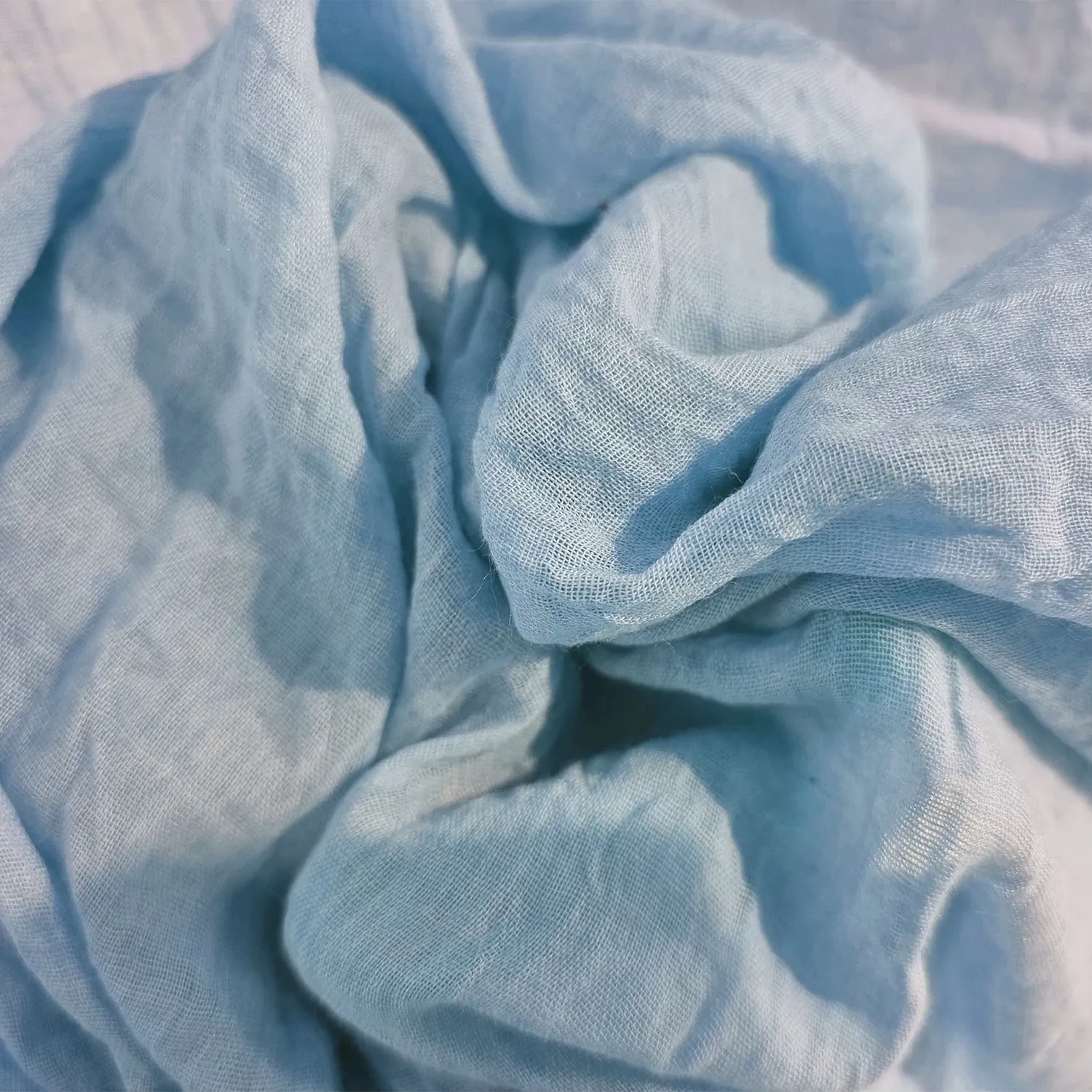 Rideaux - Rideau en dentelle Hilma (bleu)