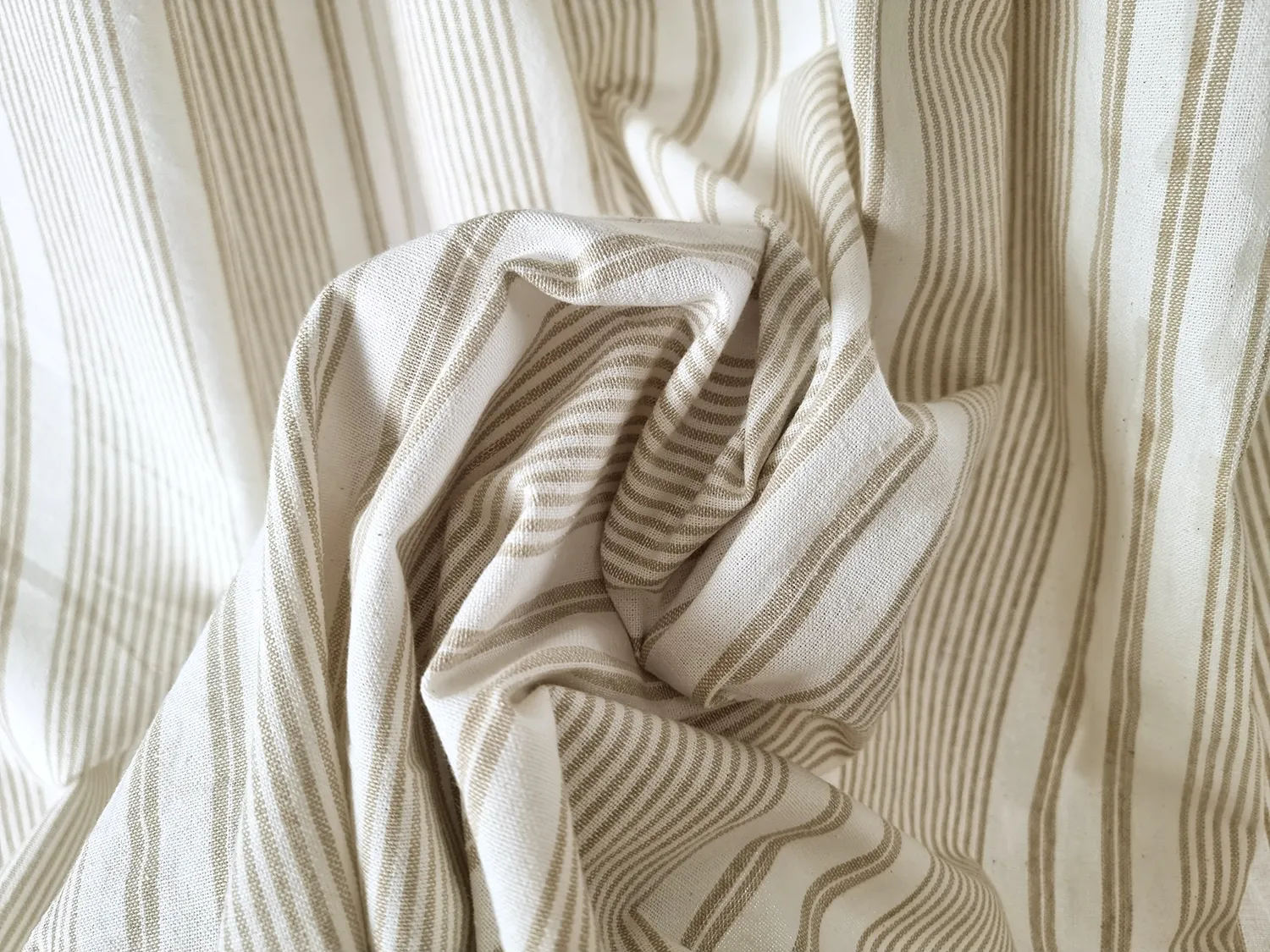 Rideau en coton - Augustina (blanc cassé)