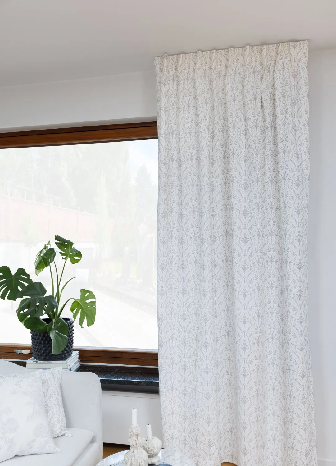 Rideaux - Rideau en coton Helmi (gris)