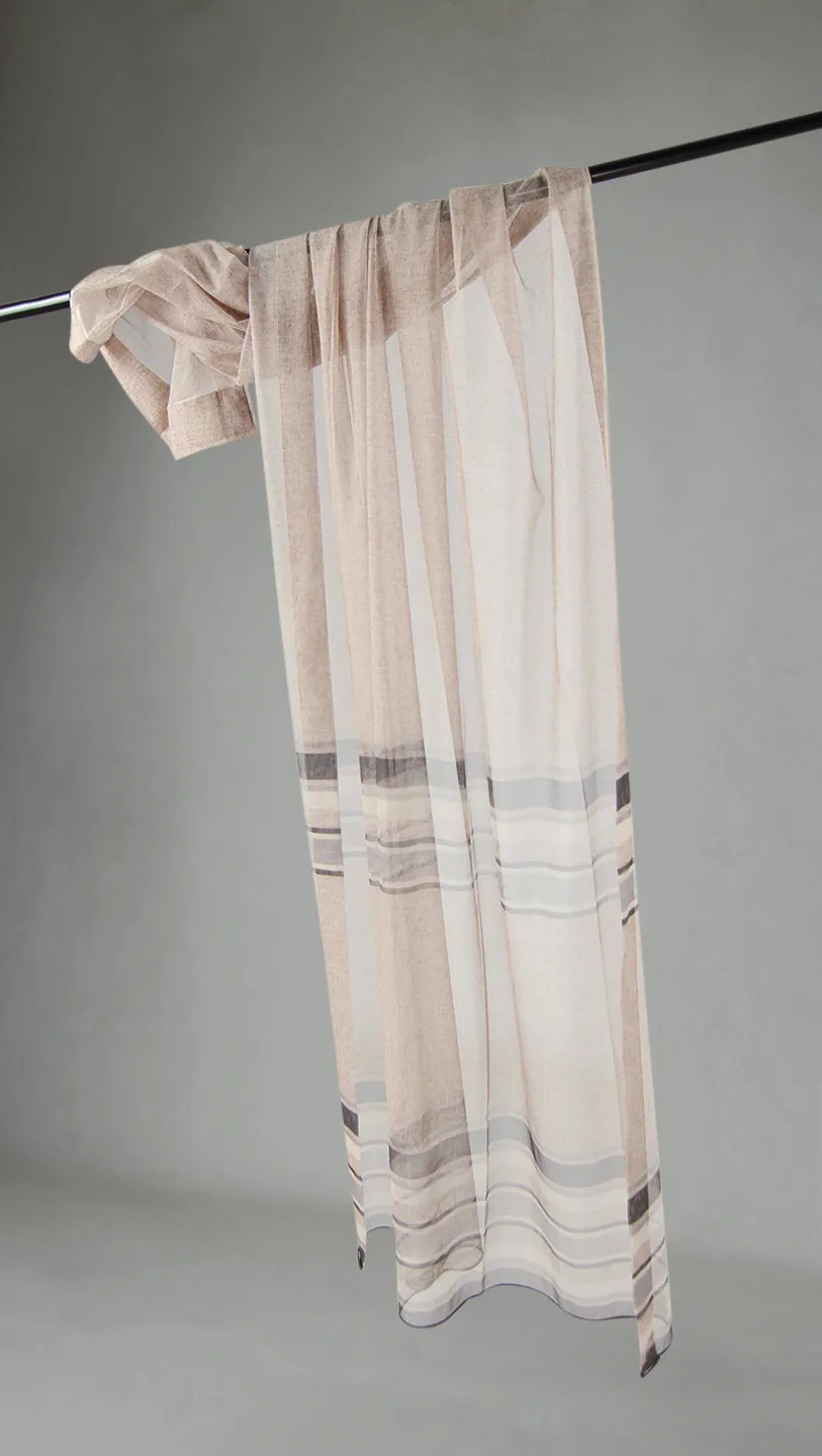 Rideaux - Rideau en dentelle Mayra (gris)