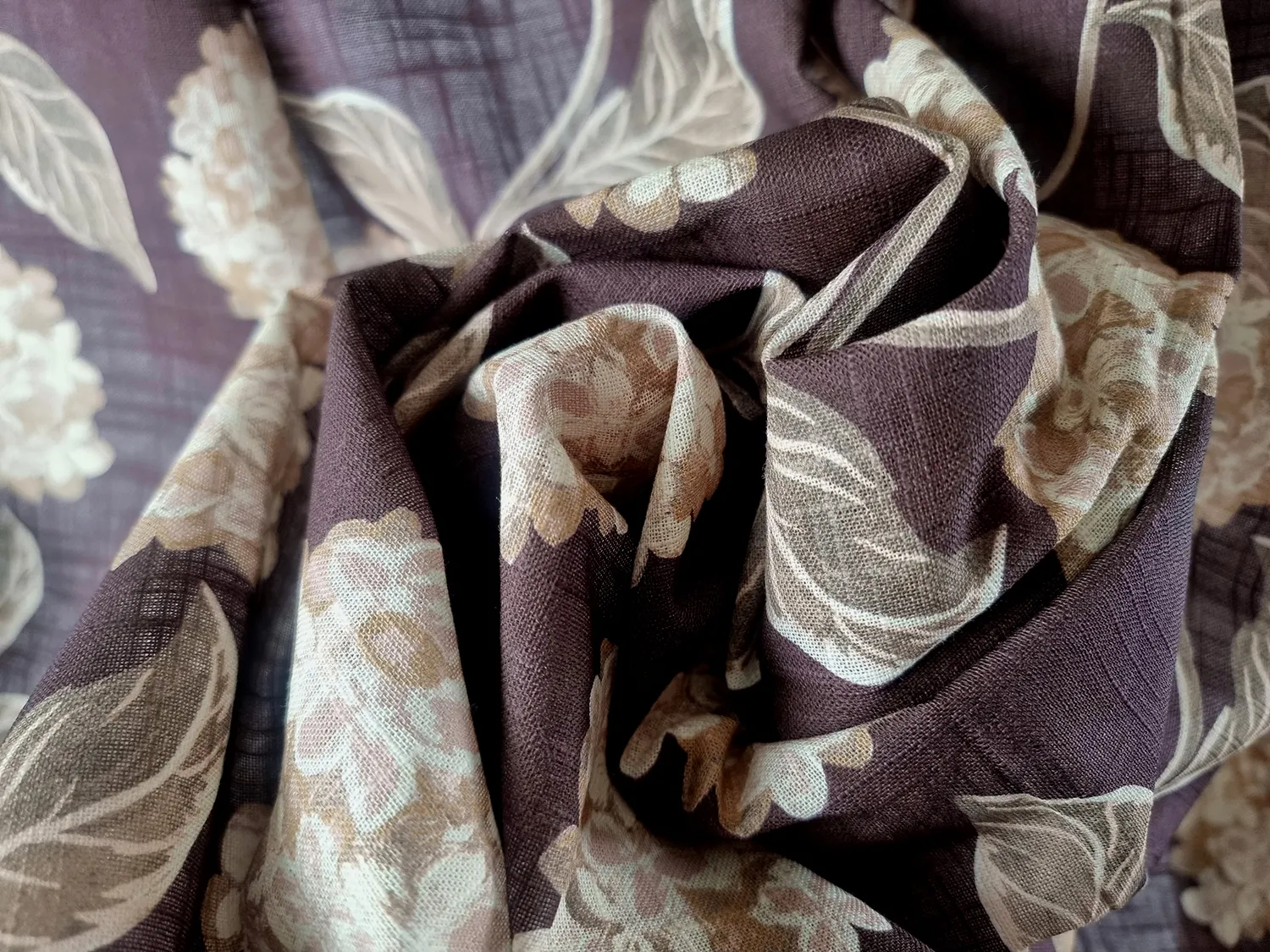 Rideaux - Rideau en coton - Dorthe (violet)