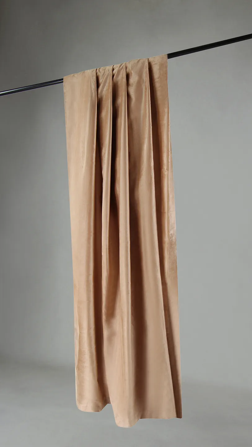 Rideaux - Rideau en velours Juliet (beige)